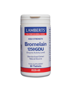Lamberts Bromelain 1250GDU 500mg Μπρομελαΐνη για την Υγεία των Αρθρώσεων & την Υποβοήθηση της 